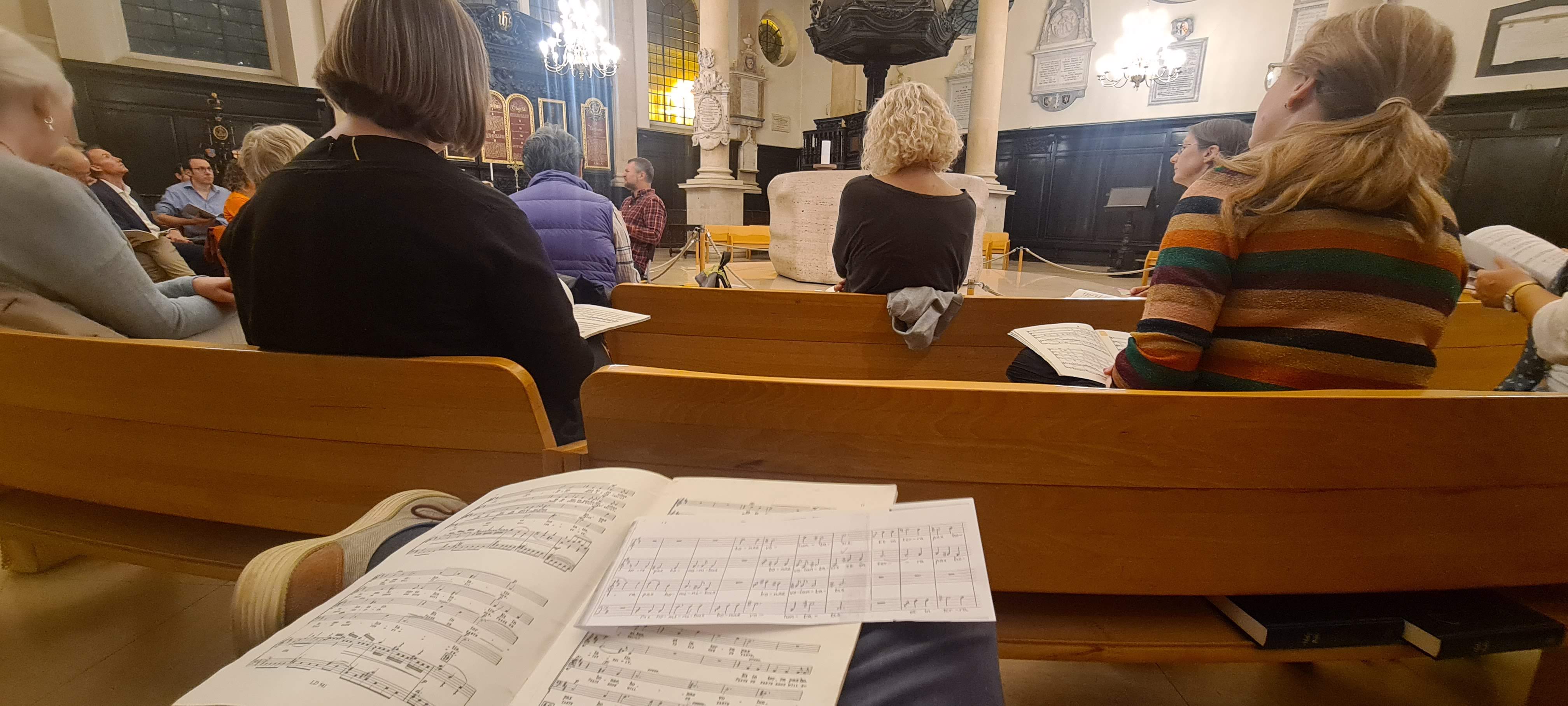 View from the tenor section